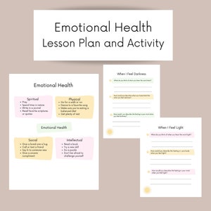 Soziale emotionale Lernstunde-Emotio-Gesundheit-Hell und Dunkel-Kinder und Jugendliche