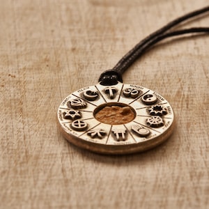 Jerusalem Holy Soil Pendant: 12 Religions Symbols, Handmade Pewter