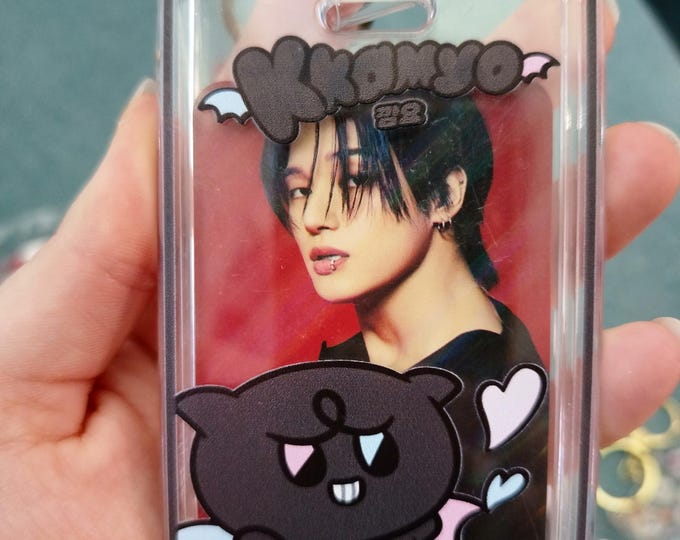 Ateez photocard holder mighteez photocards seongwha wooyoung hongjoong san mingi jongho yeonsang yunho