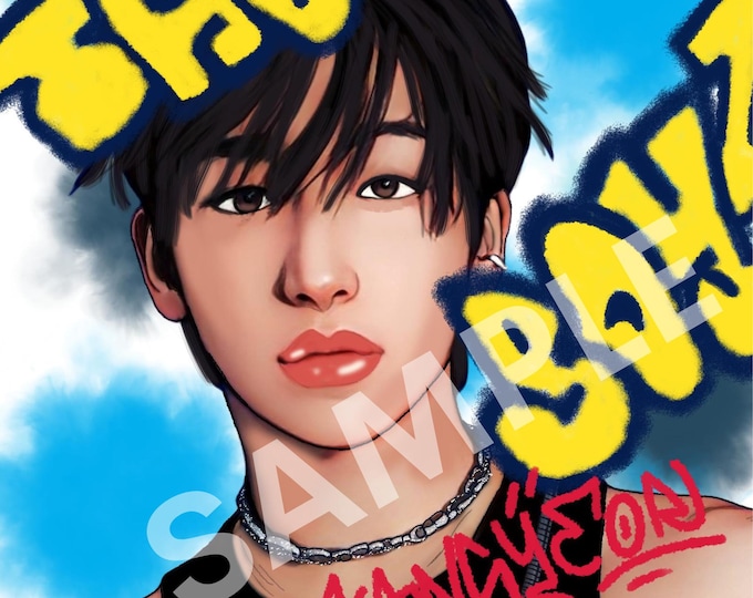 The Boyz Sangyeon Gibberish Era Art Print