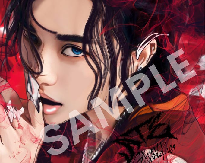 Hyunjin Stray Kids ATE art print