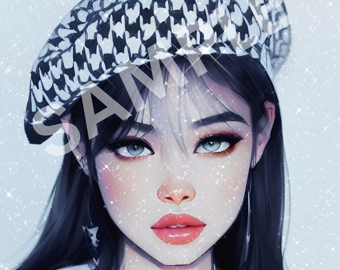 Jennie BlackPink Art Print