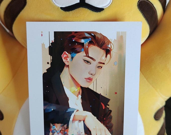 Hoshi tiger Seventeen art print