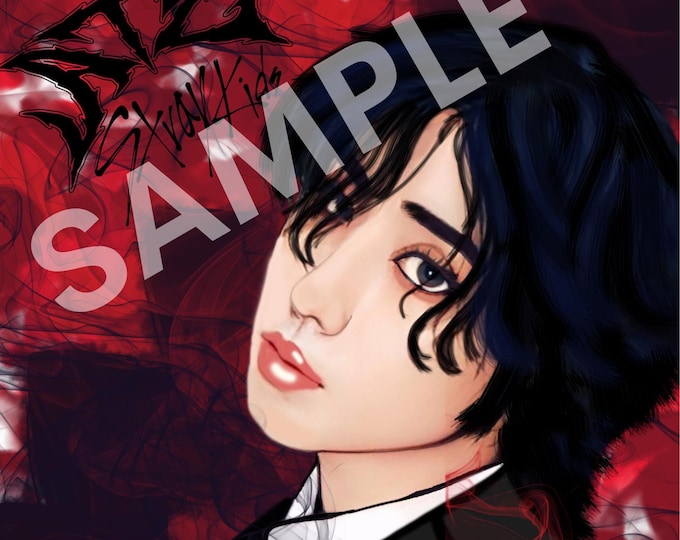 Han Jisung Stray Kids ATE art print