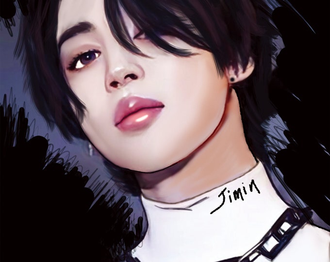 BTS Art Prints A7 digital painting