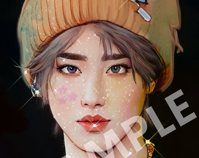 Han Jisung Stray Kids Art Print Quokka beanie