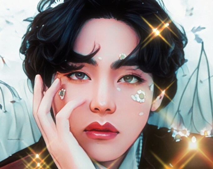 BTS Art Prints A7 jungkook yoongi namjoon jimin j-hope taehyung jin