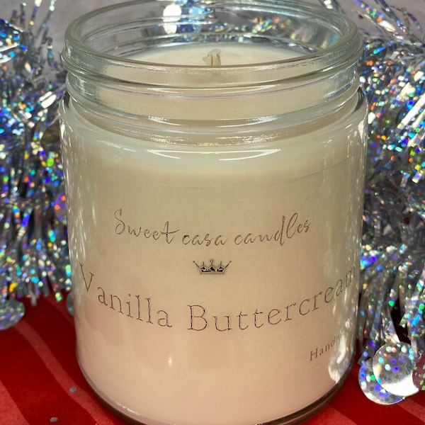 Buttercream Candle Etsy