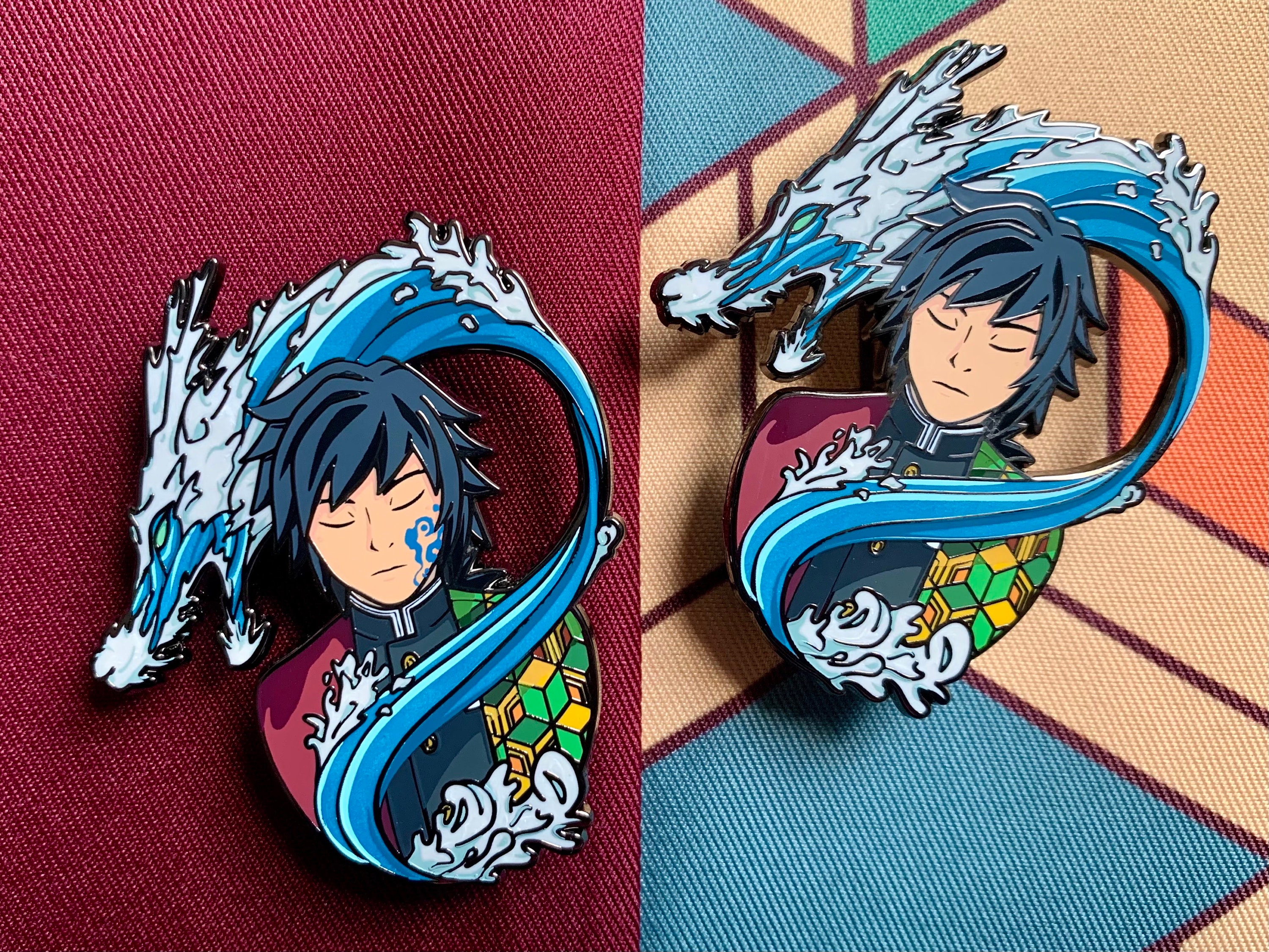  Great Eastern Entertainment Demon Slayer- Tanjiro Pin:  Clothing, Shoes & Jewelry