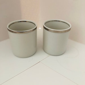 Weiße Schnossgläser - 2er Set