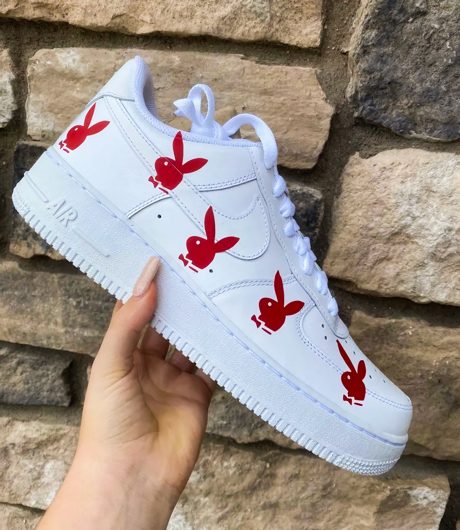 PLAYBOY BUNNY Custom Nike Air Force 1 | Etsy