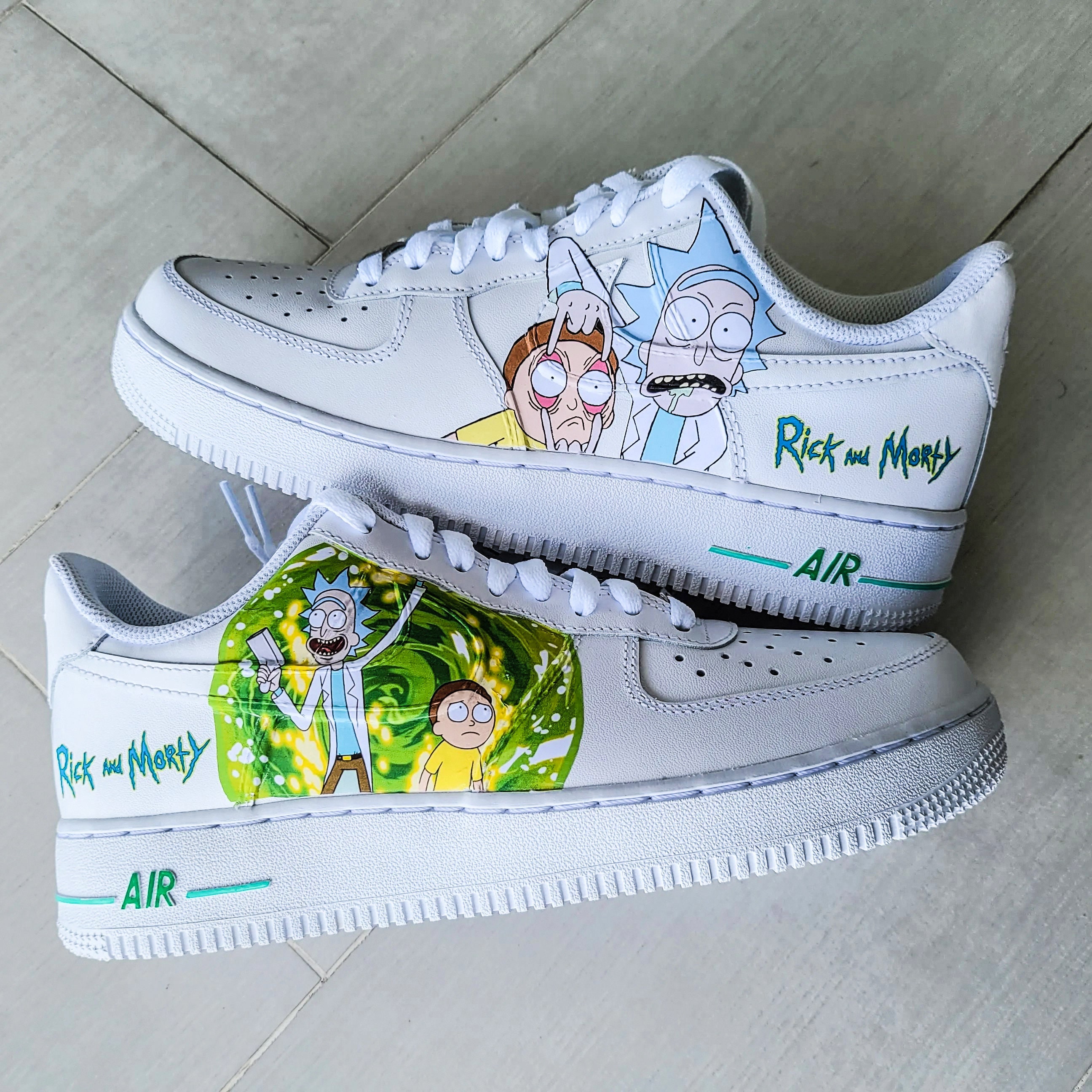 RICK & MORTY | Custom Nike Air Force 1 RICK & MORTY | Custom Nike Air Force 1