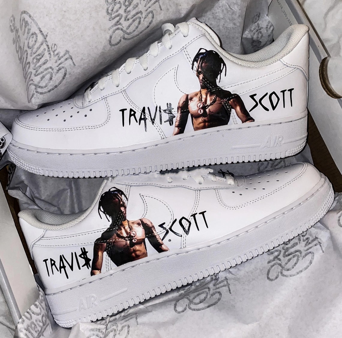 travis scott custom af1