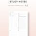 A4 Study Planner Printable | Student Planner PDF | Student Daily ...