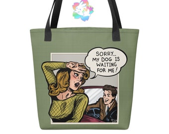 My Dog is Waiting | Tote Bag