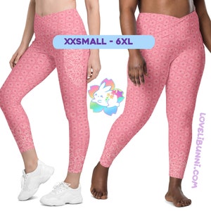 Sakura Asanoha | Eco Crossover Leggings