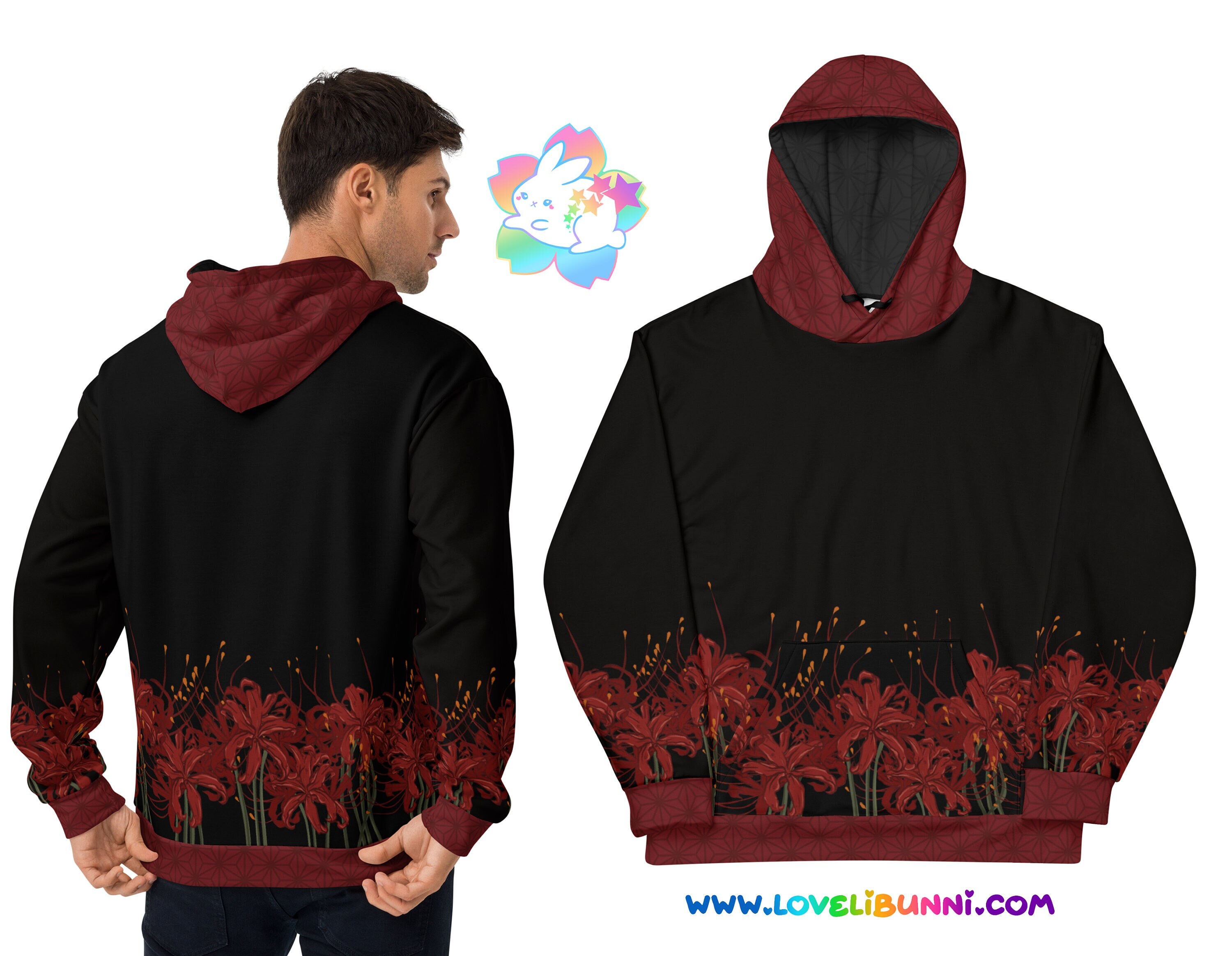 Spider Lily Hoodie - Etsy