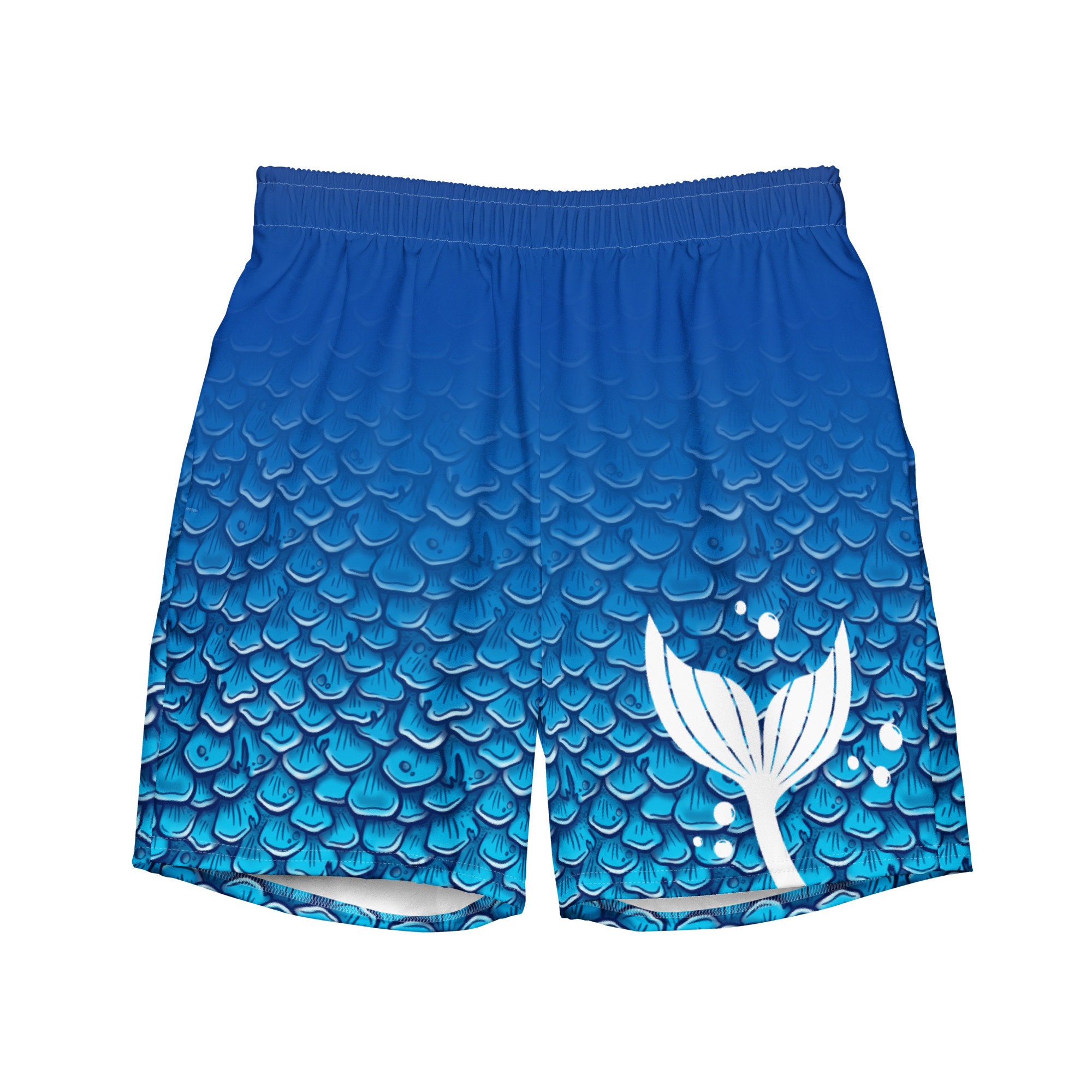 Mens mermaid swim trunks best sale