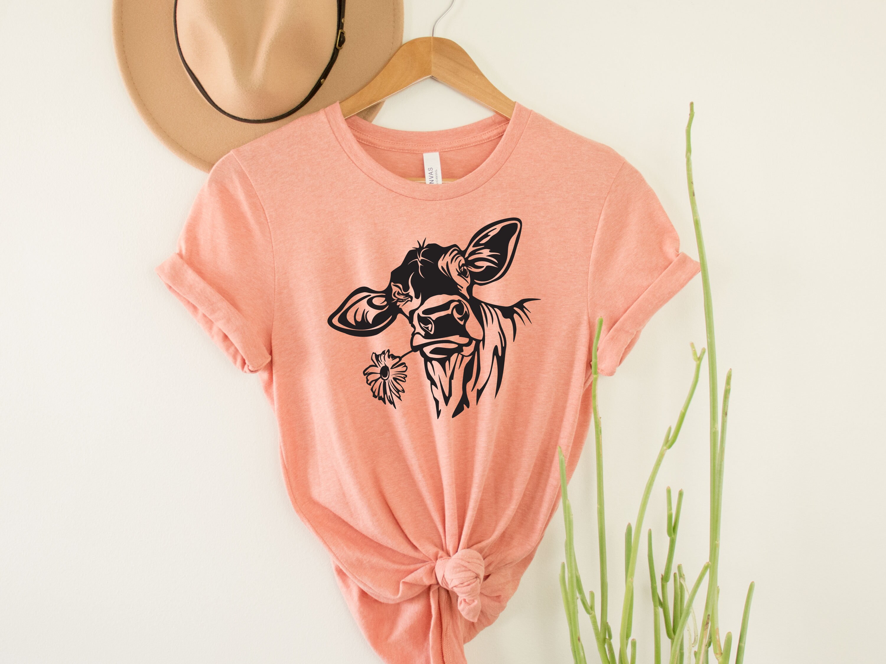 Cow Shirt Cow Lover Shirt Country Shirt Farming Shirt Etsy