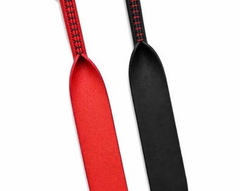 Leather Paddle - 14 inch (35 cm), Handcrafted Leather Spanking Tool