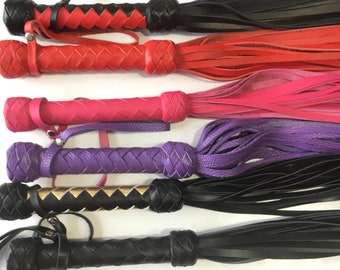 Flogger 30 tails soft leather lightweight, handmade