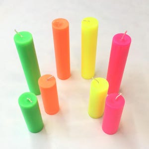 Wax Play Candle Low Temperature UV Reactive Candle Soya - Handmade