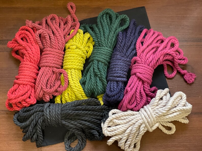 Shibari rope, cotton rope, bondage rope, bdsm rope, natural bdsm rope, shibari kinbaku, shibari rope bondage, kink, fetish, shibari rope kit 