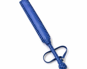 Leather Spanking Flogger 10.7”, Handmade Genuine Leather Impact Paddle