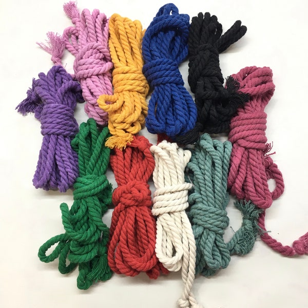 Shibari rope cotton Soft rope handmade