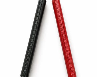 Leather Tawse Spanking Paddle 11.8" - Discipline Strap, Impact Toy