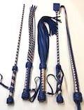 Leather Flogger Kit, Cat O Nine, Spanking Riding Crop, Whip, Impact Play Tool - Handmade