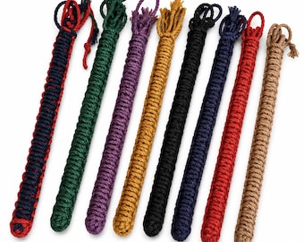 Spanking Jute Rope Paddle 16,3" Shibari Whip - Handmade