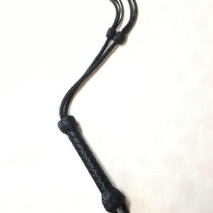 Leather Flogger Whip 8 Tail Genuine Leather - Handmade