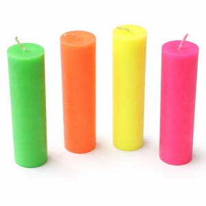 Wax Play Candle Low Temperature, UV Reactive Soy Candle - Handmade Body Safe Drip Candles