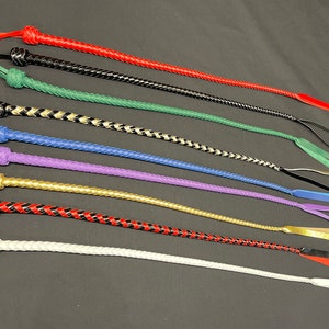 Leren zweep spanking 19,7&quot;- 31,6&quot; echte impact play-flogger - handgemaakt