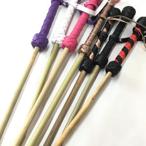 Spanking Cane Bamboo Wrapped Handle 29 inch (73 cm) - Handmade