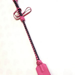 Riding Crop Limited 19,7&quot; Wrapped Handle Spanking Tool - Handmade