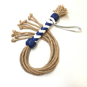 Jute Spanking Flogger Cat O Nine  27,5&quot; (70 cm) - Handmade