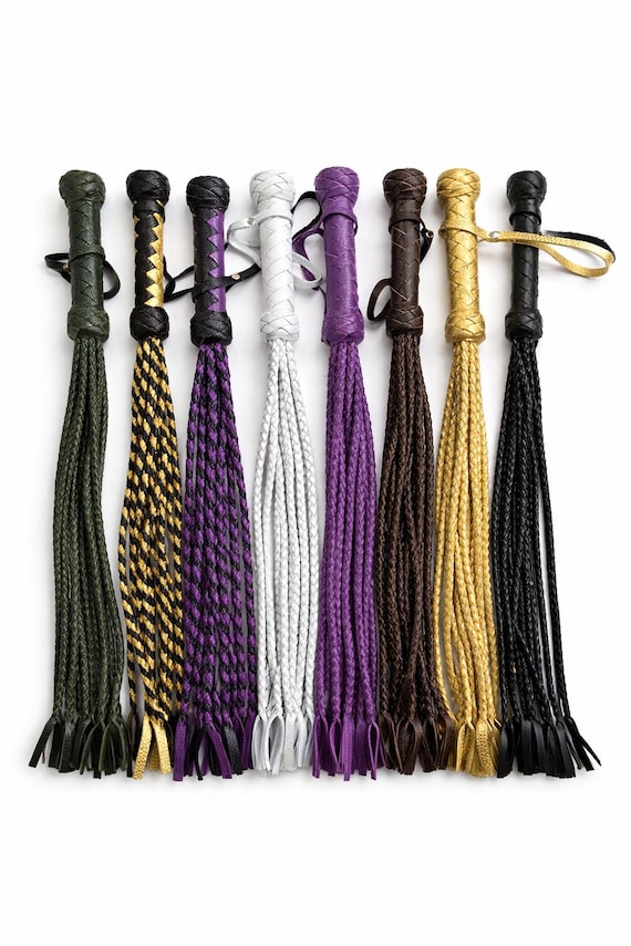 Leather Flogger Cat O Nine Tails 27.6