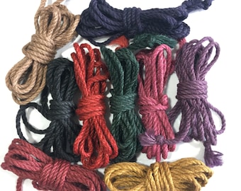 Bondage Shibari Jute Rope 13,12 ft - 0,24" Handmade
