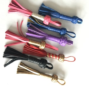 Leather Keychain Flogger Gift - Handmade