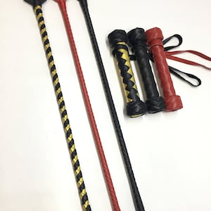 Riding Crop Leather Wrapped Handle Sectionable Handle 29&quot; (73 cm) - Handmade
