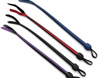 Leather Flexible Whip, Spanking Snake – Impact Play
