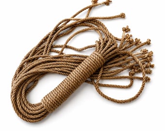Flogger Jute 20 Tail Spanking Shibari Whip - Handamde