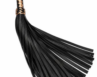 Leather Cowhide Flogger 50 Tail Spanking Whip - Handmade