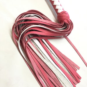 Flogger Leather Whip 50 Tail Genuine Leather - Handmade