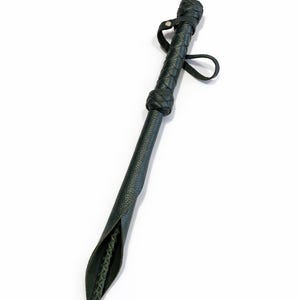 Látigo de cuero con forma de dragón de 16,5 pulgadas Dark Green
