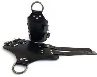 Leather Cuff Hanging Bondage Cuff Wrist Handmade