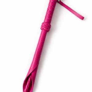 Látigo de cuero con forma de dragón de 16,5 pulgadas Rosa