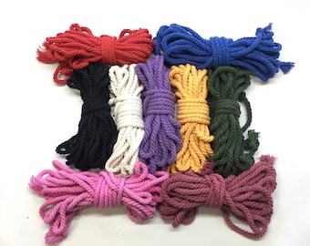 Shibari Rope Soft cotton Natural rope, Handmade